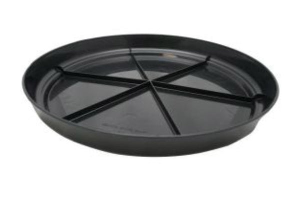 400MM BLACK SAUCER image 0