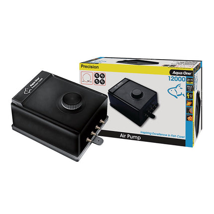 AIR PUMP PRECISION SR-12000 - 1900 L/HR FOUR OUTLET (AQUA ONE) image 0