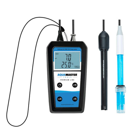 AQUAMASTER H600 PRO PH - EC - PPM - TDS - TEMP HANDHELD INC CASE image 3