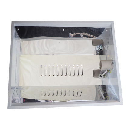 POWERPLANT SINGLE CFL REFECTOR 240V FLAT EARTH PLUG image 0