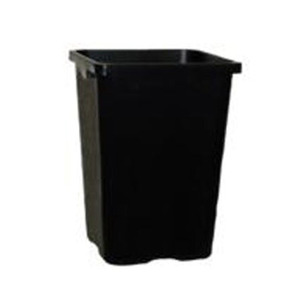 BUCKET SQUARE 290MM X 300MM WITH HOLES - 18L BLACK image 0