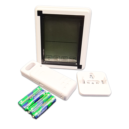 WIRELESS IN / OUTDOOR TOUCH-SCREEN HYGRO / THERMOMETER image 0
