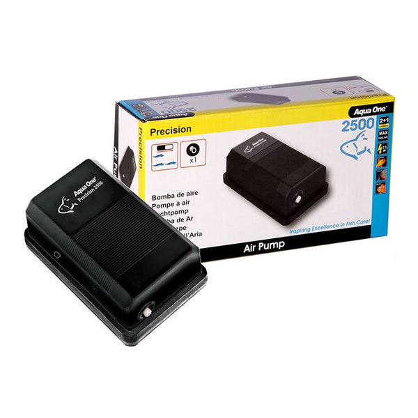 AIR PUMP PRECISION SR-2500 - 160 L/HR - SINGLE OUTLET (AQUA ONE) image 0