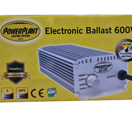POWER-PLANT SLIMLINE 600W - 400 / 250 BALLAST image 0