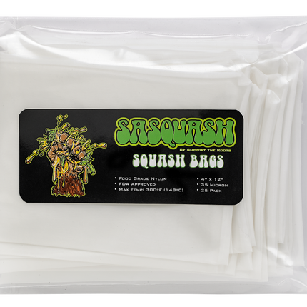 SASQUASH 35 MICRON FILTER BAGS - 100 Pack 4"x2.25" image