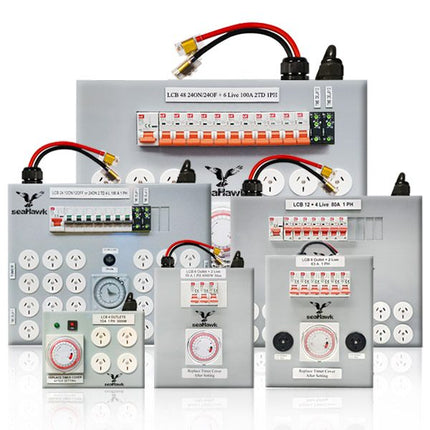 24 OUTLET LIGHT CONTROL BOARD - 12 ON / 12 OFF OR 24 TIMED + 2 TIME DELAYS image 0