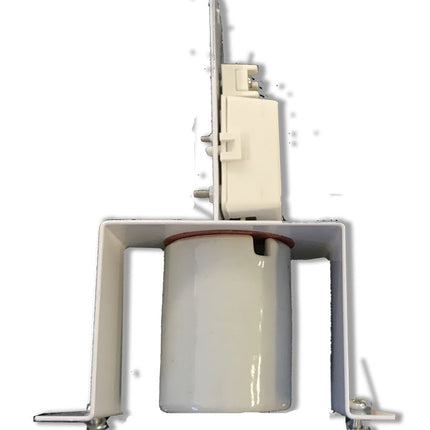 LAMP HOLDER 90 DEG ROUND EARTH LEAD (SUITS SPUN CHINA-HAT) image 0