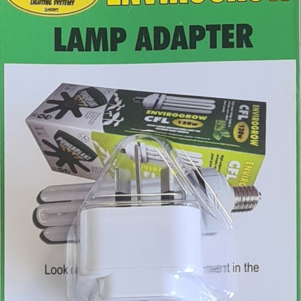 CONVERTER PLUG TRAVEL ADAPTOR TO SUIT CFL 240V LAMPS image 0