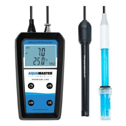 AQUAMASTER H600 PRO PH - EC - PPM - TDS - TEMP HANDHELD INC CASE image 1