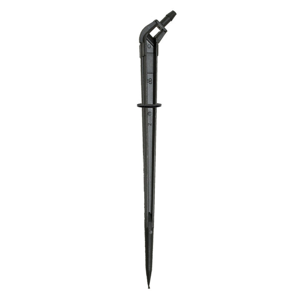 DRIP STAKE BLUE 14CM LONG WITH 4MM MICROTUBE TOP CONNECTION image 0
