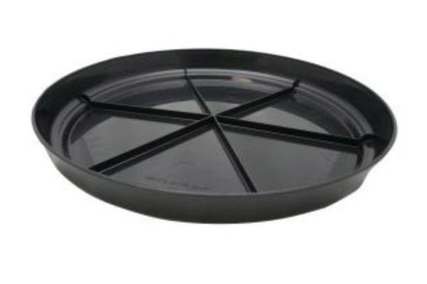 500MM BLACK SAUCER image 0