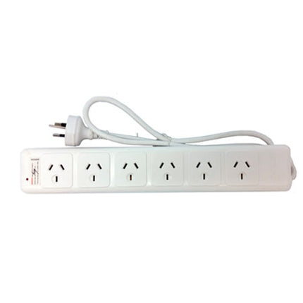POWER BOARD SIX OUTLET WITH OVERLOAD CUT-OUT BUTTON image 0