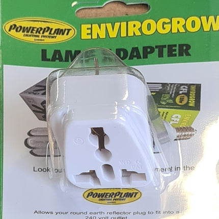 CONVERTER PLUG TRAVEL ADAPTOR TO SUIT CFL 240V LAMPS image 1
