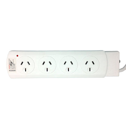 POWER BOARD FOUR OUTLET WITH OVERLOAD CUT-OUT BUTTON image 0