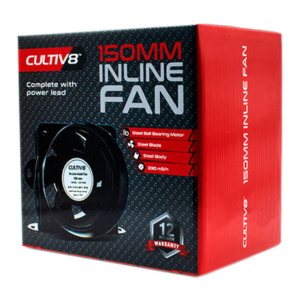 CULTIV8 INLINE FAN 150MM (330 M3/H) image 2