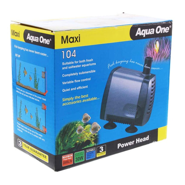 AQUA-ONE 104 POWER HEAD 2000 LH-2.0 METRE HEAD image 0