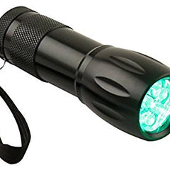 FLASHLIGHT - TORCH 9 X GREEN LED image 0